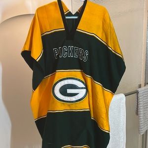 Vintage Green Bay Packer Poncho